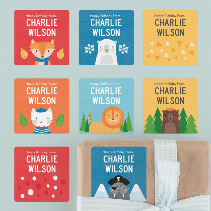 Personalised Gift Labels Birthday Labels Tinyme UK