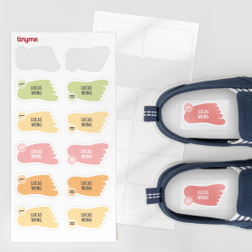 Shoe Labels for Kids Personalised Shoe Name Labels Tinyme UK