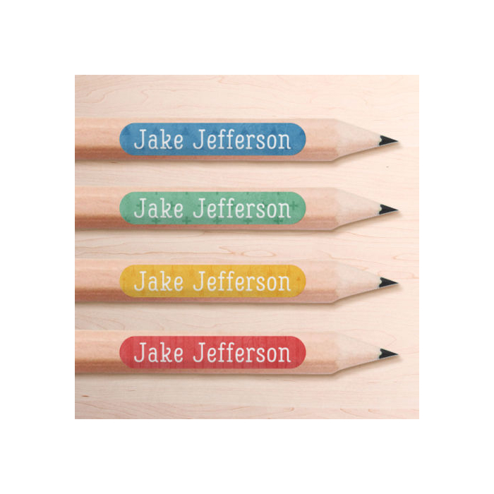 Mini Pencil Name Labels - Tinyme UK