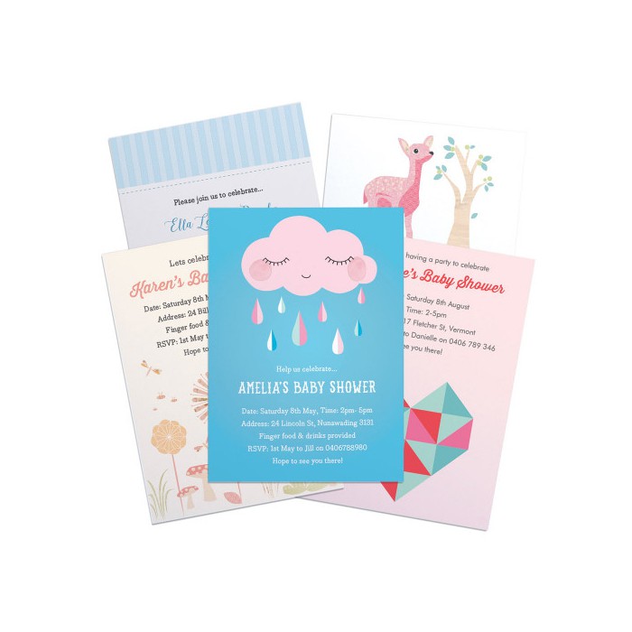 Baby Shower Invitations Magnets Tinyme UK