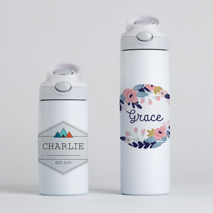 Monogrammed water bottles deals