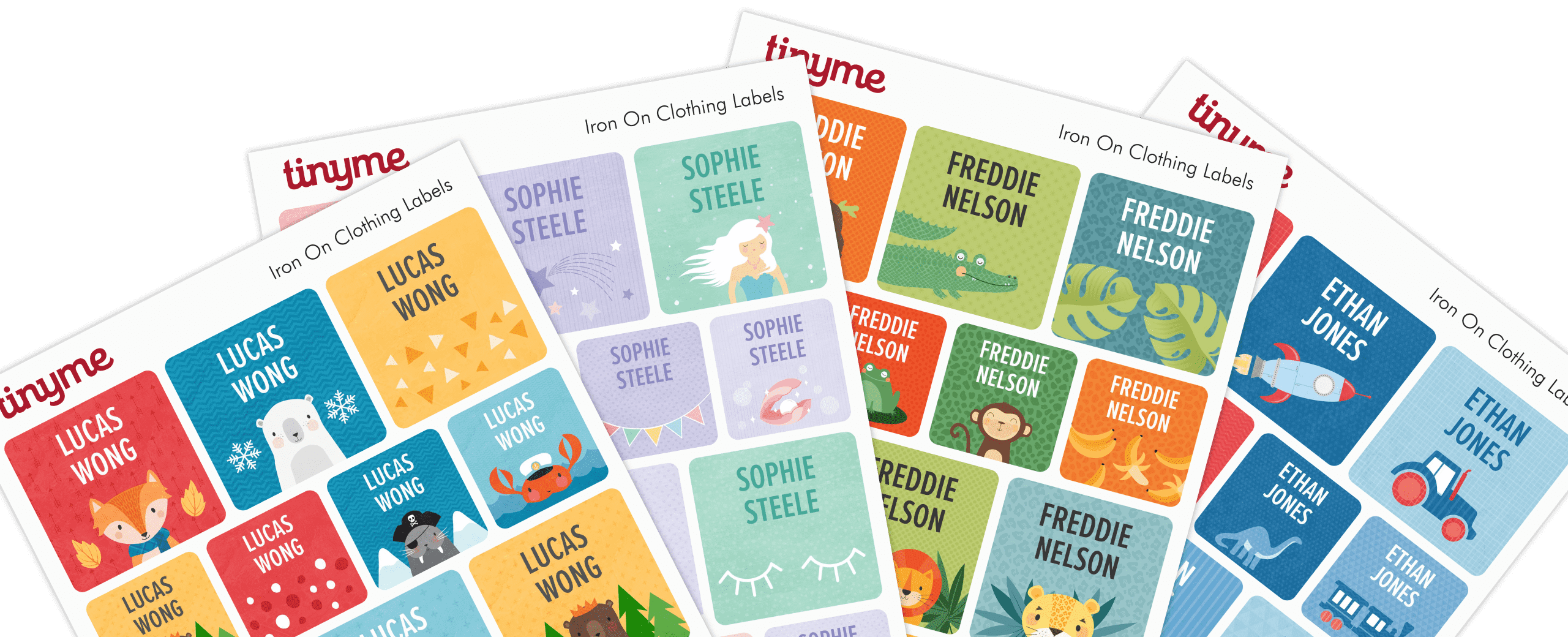 Iron On Clothing Labels - Tinyme UK