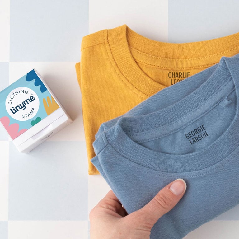 Tinyme Clothing Name Stamps Clothing Stamp Custom Name Stamp